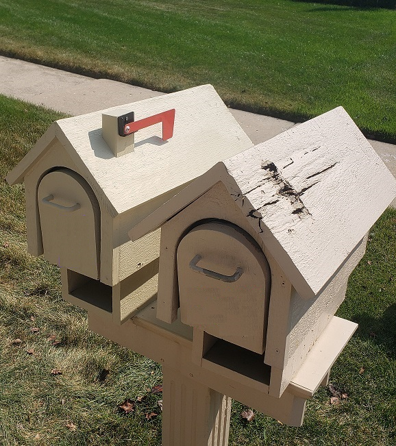 Mailbox installation after repair or replacement