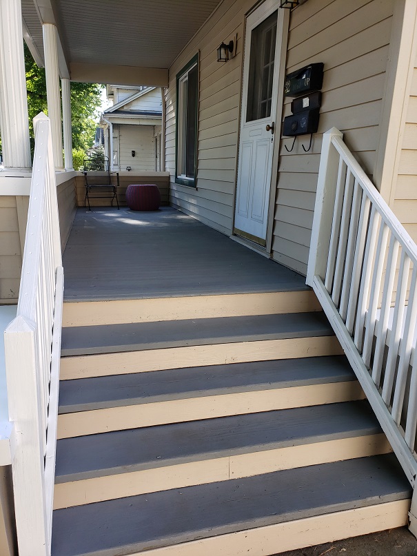 Painted deck restoration in Macomb, MI